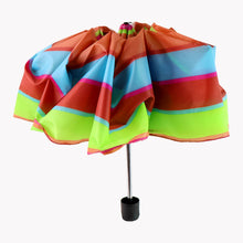 3-Fold Sun & Rain Protective Solid Foldable Umbrella, (1 Pc / Mix Design)