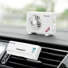 AC Design Solar-Powered Car Air Freshener: Built-in Perfume Diffuser for Dashboard and AC Vent