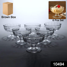 Transparent Glass Sundae Dish