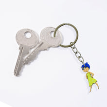 Fashion Girl PVC Cartoon Keychain