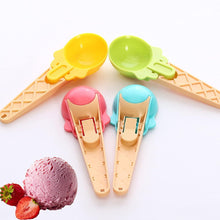 2-Piece Plastic Ice Cream & Watermelon Scooper with Trigger Dipper
