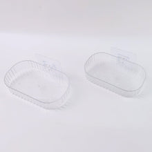 Sleek Transparent Soap Tray with Wall Mount Feature