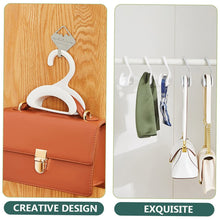 Compact Dual-Slot Multi-Purpose Plastic Hook Hanger (1 Pc)