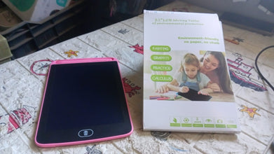 Portable LCD Writing Board Slate Drawing Record Notes Digital Notepad with Pen Handwriting Pad Paperless Graphic Tablet for Kids (8.5 inch)